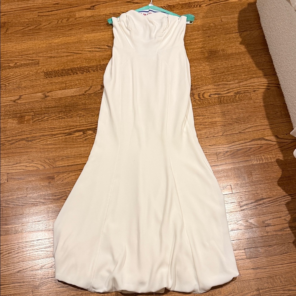 Jill Jill Stuart Strapless White Ivory Evening Gown